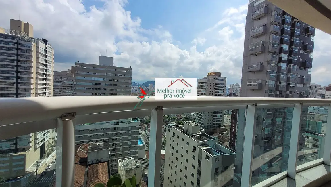 Foto 3 de Apartamento com 1 quarto para alugar, 52m2 em Pompéia, Santos - SP