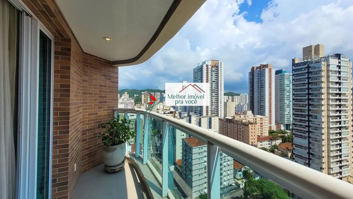 Foto 2 de Apartamento com 1 quarto para alugar, 52m2 em Pompéia, Santos - SP