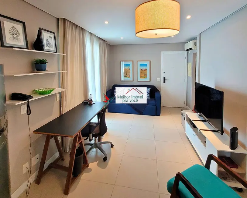 Foto 6 de Apartamento com 1 quarto para alugar, 52m2 em Pompéia, Santos - SP