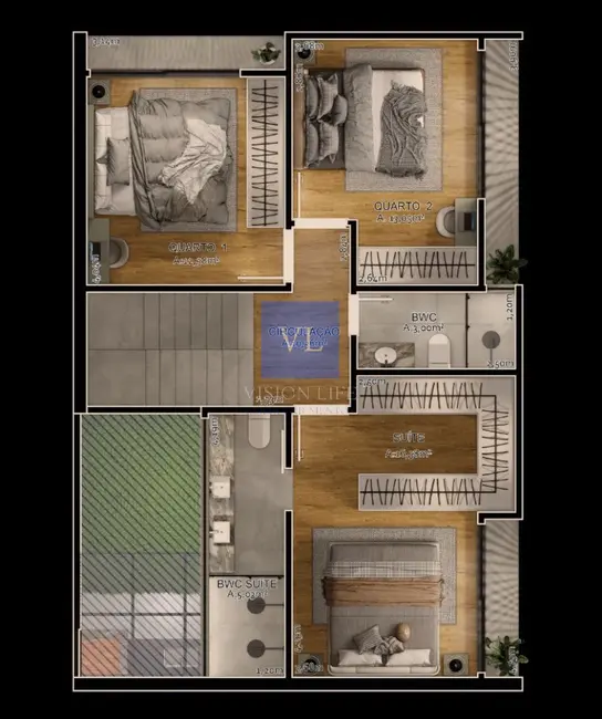 Foto 6 de Casa de Condomínio com 3 quartos à venda, 120m2 em Pilarzinho, Curitiba - PR