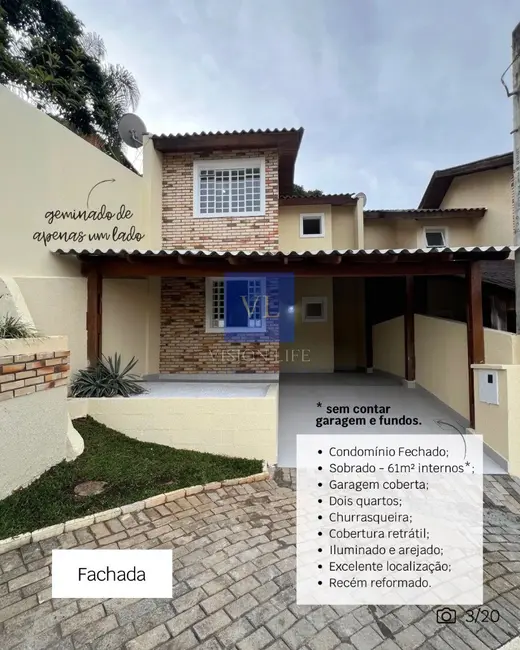 Foto 1 de Casa de Condomínio com 2 quartos à venda, 61m2 em Santa Cândida, Curitiba - PR