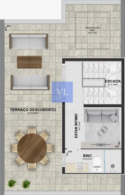Foto 9 de Casa de Condomínio com 3 quartos à venda, 114m2 em Uberaba, Curitiba - PR