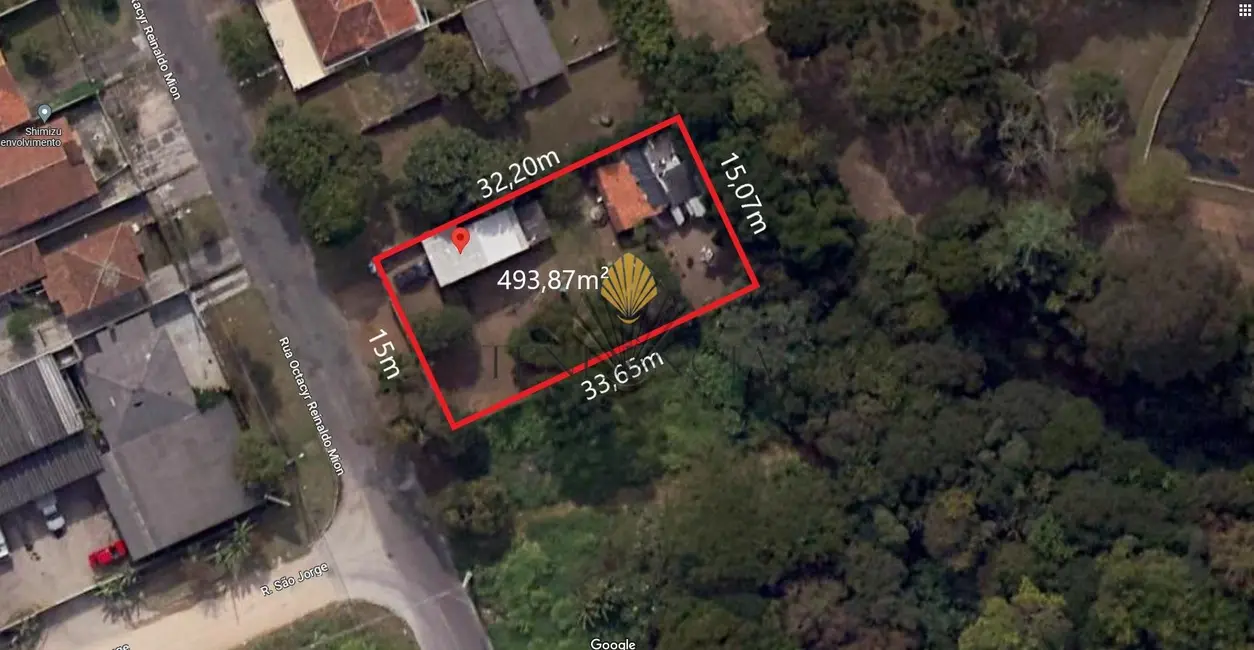 Foto 1 de Terreno / Lote à venda, 493m2 em Xaxim, Curitiba - PR