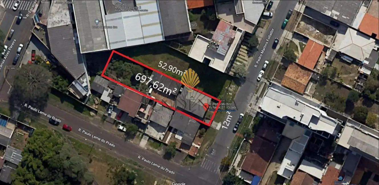 Terreno / Lote à venda, 697m2 em Centro, Sao Jose Dos Pinhais - PR - imagem 9 Foto 9 de Terreno / Lote à venda, 697m2 em Centro, Sao Jose Dos Pinhais - PR