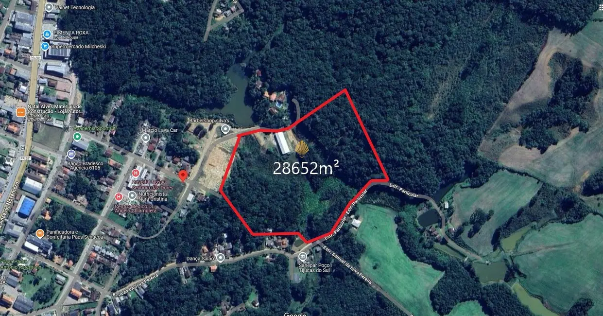 Foto 1 de Terreno / Lote à venda, 28652m2 em Centro, Tijucas Do Sul - PR
