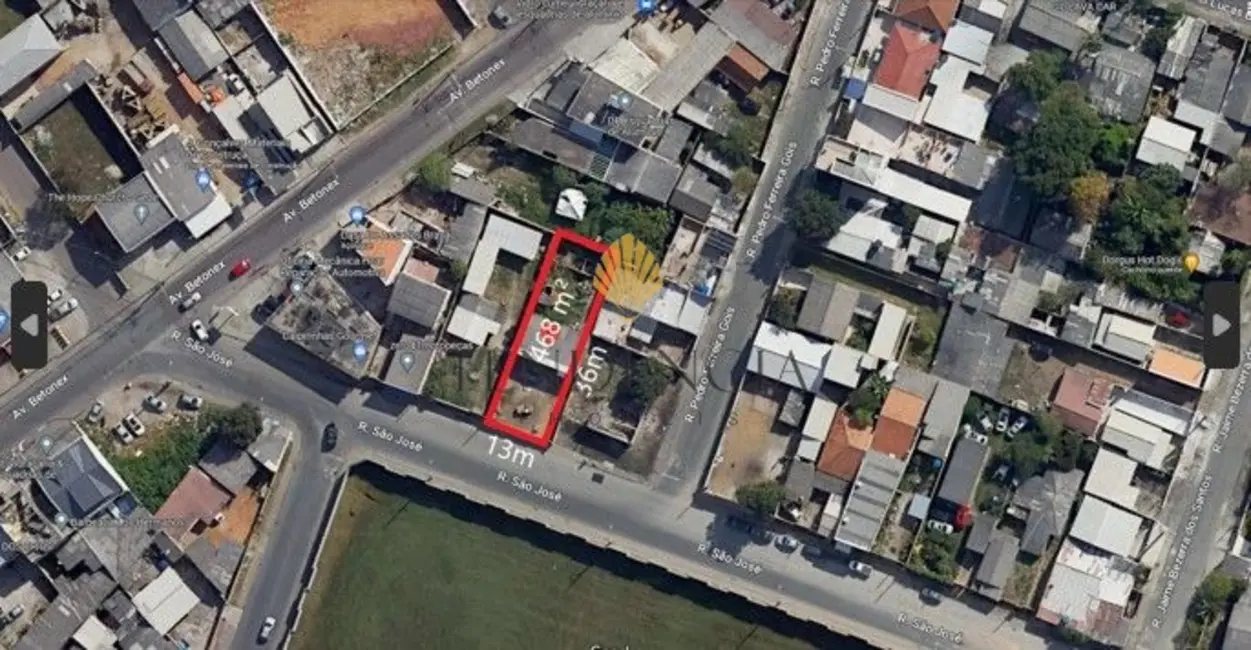 Foto 1 de Terreno / Lote à venda, 468m2 em Guarituba, Piraquara - PR