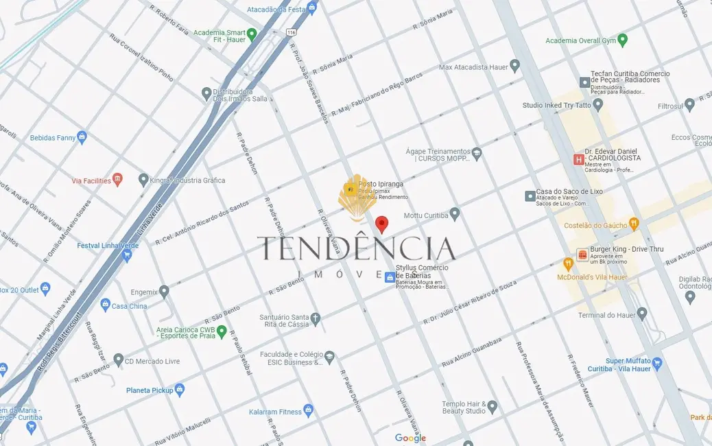 Terreno / Lote com 1 quarto à venda, 660m2 em Hauer, Curitiba - PR - imagem 3 Foto 3 de Terreno / Lote com 1 quarto à venda, 660m2 em Hauer, Curitiba - PR