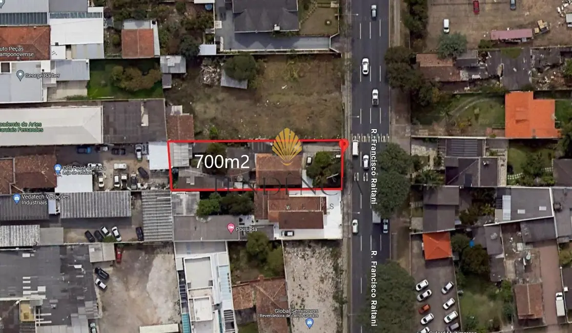 Foto 1 de Terreno / Lote à venda, 700m2 em Capão Raso, Curitiba - PR