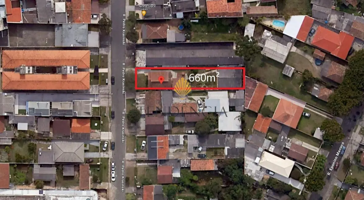 Foto 1 de Terreno / Lote à venda, 660m2 em Capão Raso, Curitiba - PR