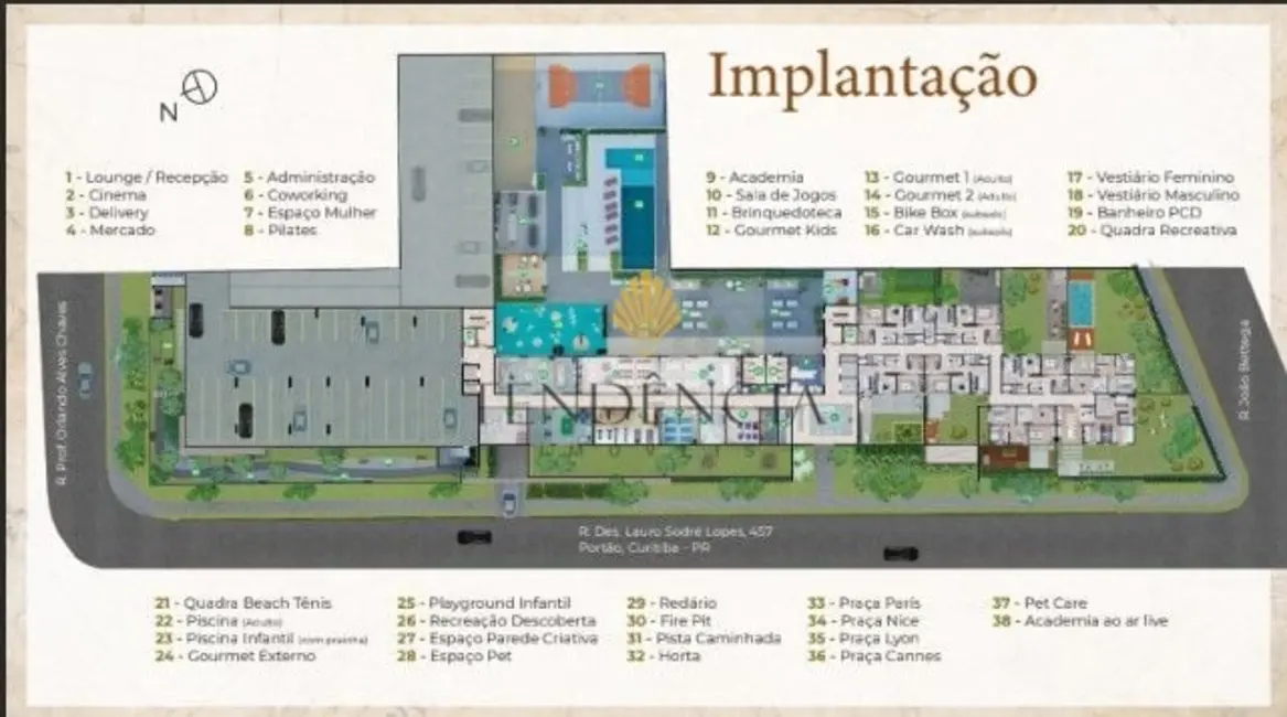 Foto 3 de Apartamento com 2 quartos à venda, 51m2 em Portão, Curitiba - PR