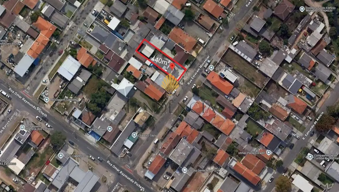 Foto 2 de Terreno / Lote à venda, 440m2 em Xaxim, Curitiba - PR