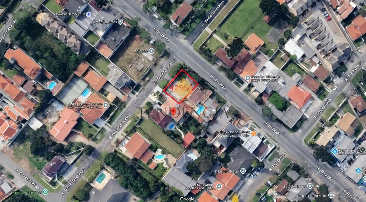 Foto 1 de Terreno / Lote à venda, 425m2 em Bacacheri, Curitiba - PR