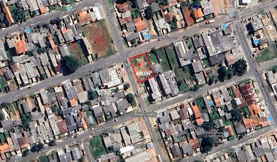 Foto 1 de Terreno / Lote à venda, 480m2 em Santa Terezinha, Fazenda Rio Grande - PR