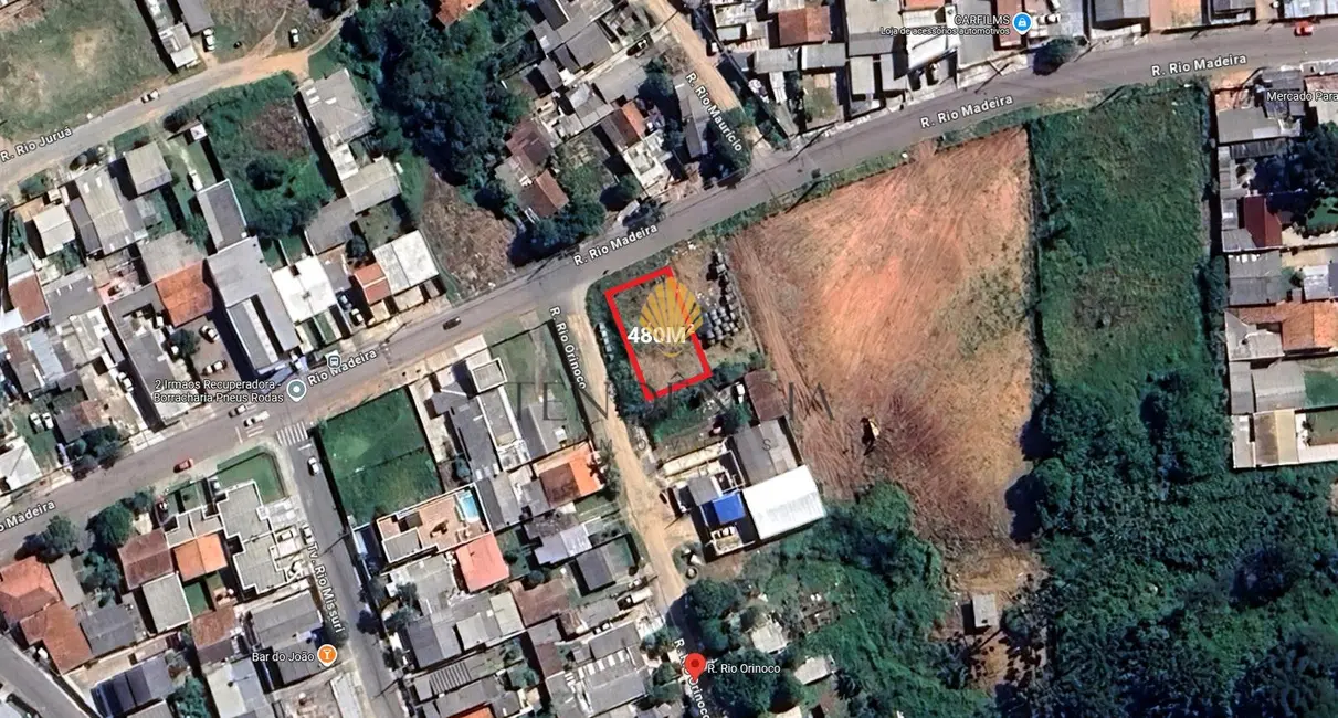 Foto 2 de Terreno / Lote à venda, 480m2 em Iguaçu, Fazenda Rio Grande - PR