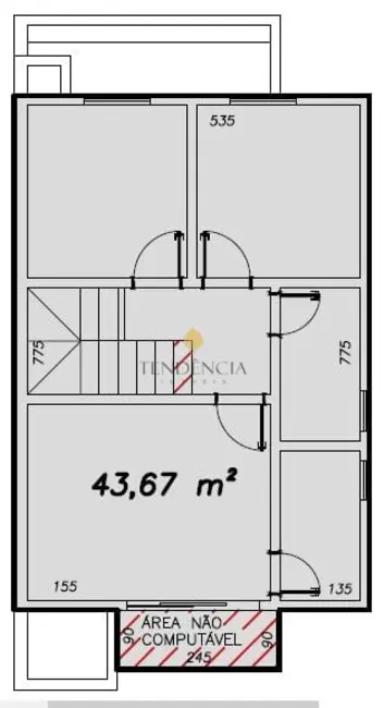 Foto 2 de Sobrado com 3 quartos à venda, 77m2 em Centro, Colombo - PR