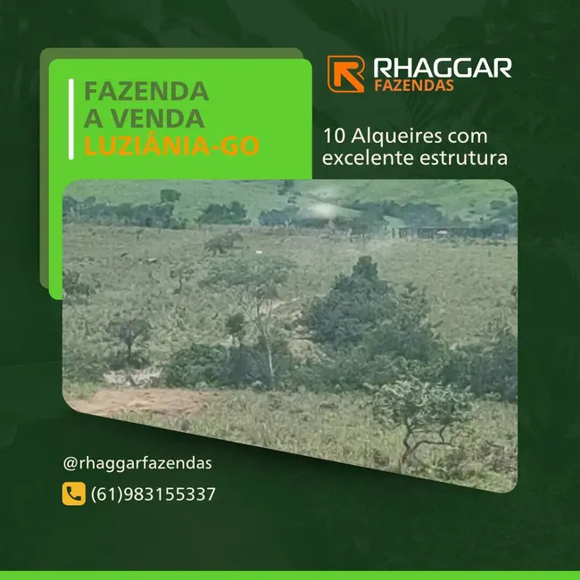 Foto 1 de Chácara à venda, 482000m2 em Centro, Luziania - GO