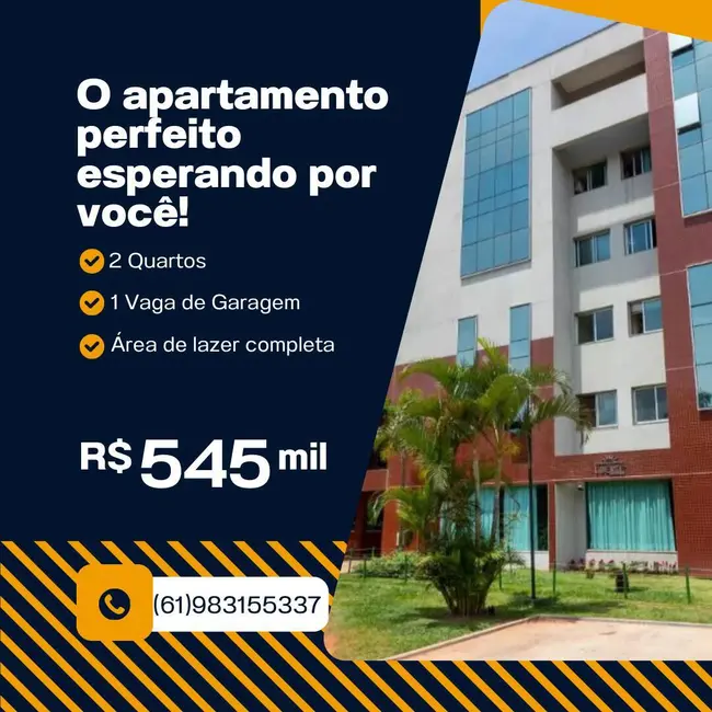 Foto 1 de Apartamento com 2 quartos à venda, 63m2 em Guará II, Brasilia - DF