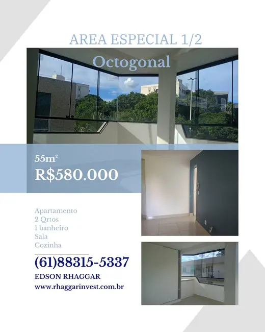Apartamento com 2 quartos à venda, 55m2 em Área Octogonal, Brasilia - DF - imagem 1 Foto 1 de Apartamento com 2 quartos à venda, 55m2 em Área Octogonal, Brasilia - DF