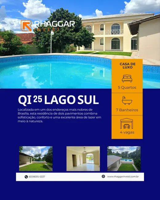 Casa com 5 quartos à venda, 1500m2 em Setor de Habitações Individuais Sul, Brasilia - DF - imagem 1 Foto 1 de Casa com 5 quartos à venda, 1500m2 em Setor de Habitações Individuais Sul, Brasilia - DF