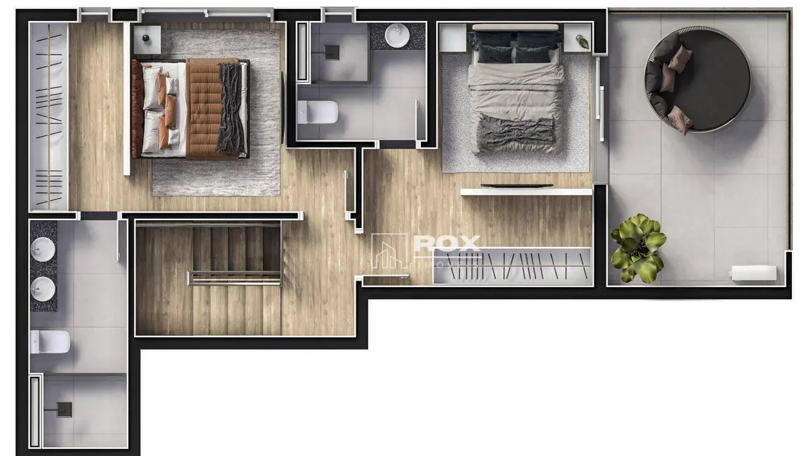 Apartamento com 2 quartos à venda, 181m2 em Portão, Curitiba - PR - imagem 4 Foto 4 de Apartamento com 2 quartos à venda, 181m2 em Portão, Curitiba - PR