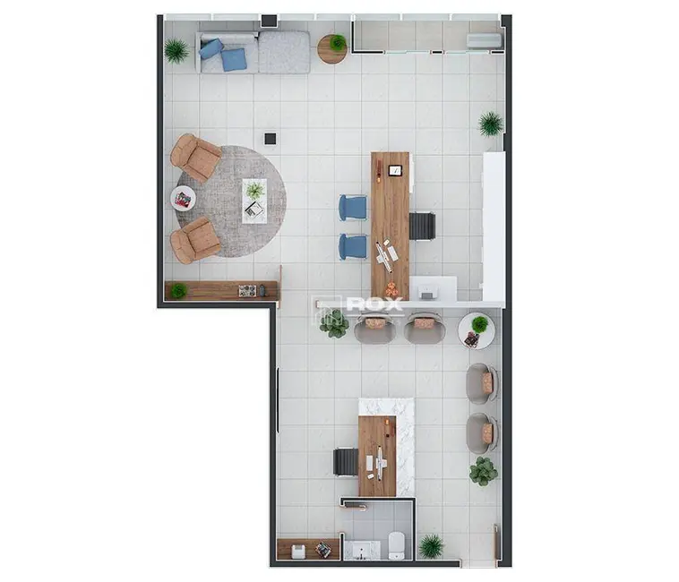 Sala Comercial à venda, 80m2 em Centro, Curitiba - PR - imagem 4 Foto 4 de Sala Comercial à venda, 80m2 em Centro, Curitiba - PR