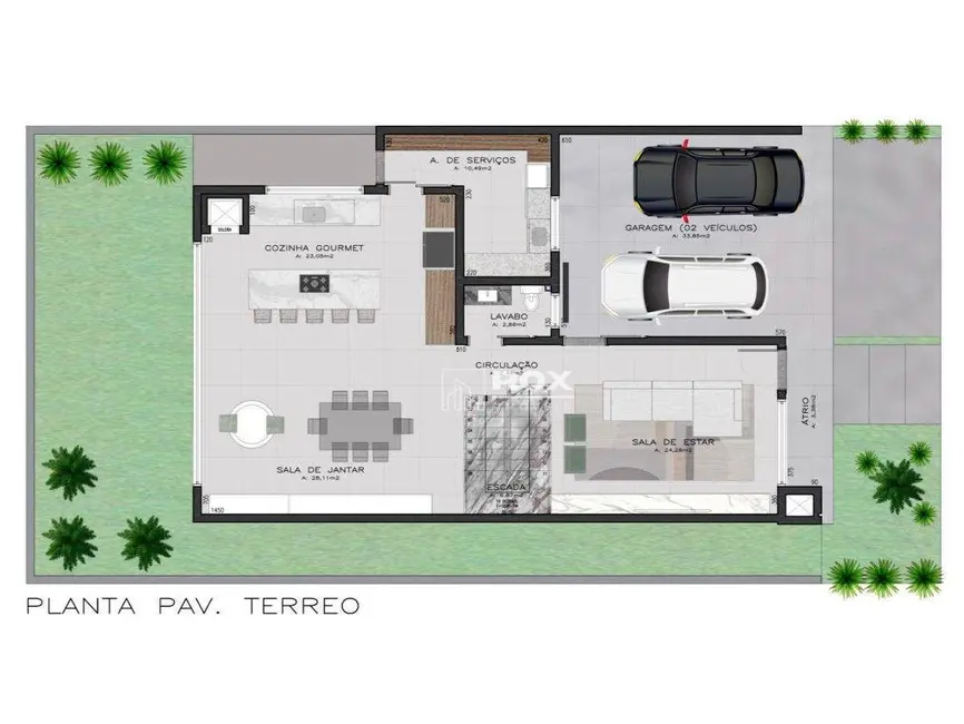 Foto 2 de Casa de Condomínio com 4 quartos à venda, 254m2 em Santa Felicidade, Curitiba - PR