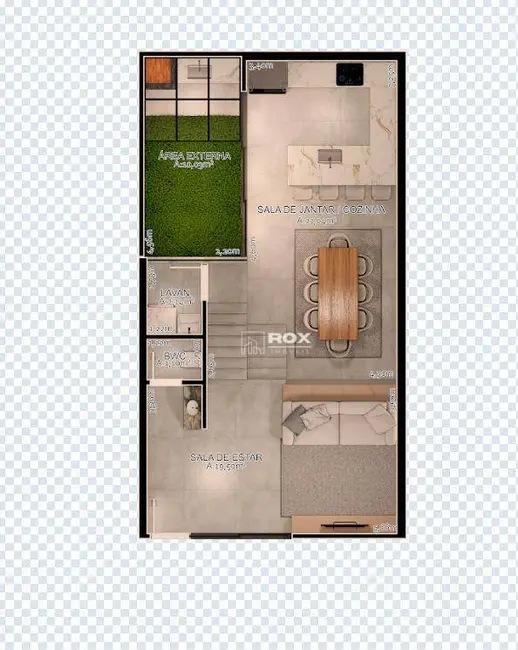 Sobrado com 3 quartos à venda, 160m2 em Pilarzinho, Curitiba - PR - imagem 9 Foto 9 de Sobrado com 3 quartos à venda, 160m2 em Pilarzinho, Curitiba - PR