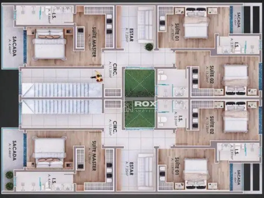 Sobrado com 3 quartos à venda, 230m2 em São Braz, Curitiba - PR - imagem 3 Foto 3 de Sobrado com 3 quartos à venda, 230m2 em São Braz, Curitiba - PR