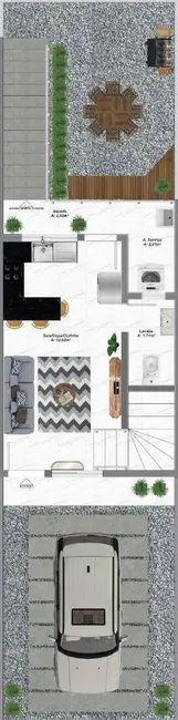 Sobrado com 2 quartos à venda, 120m2 em Pinheirinho, Curitiba - PR - imagem 3 Foto 3 de Sobrado com 2 quartos à venda, 120m2 em Pinheirinho, Curitiba - PR