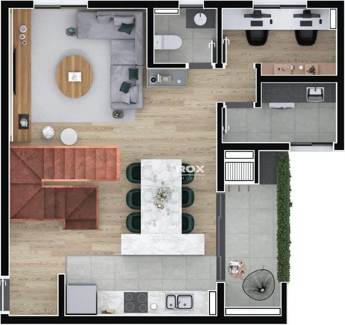 Apartamento com 3 quartos à venda, 147m2 em Boa Vista, Curitiba - PR - imagem 6 Foto 6 de Apartamento com 3 quartos à venda, 147m2 em Boa Vista, Curitiba - PR