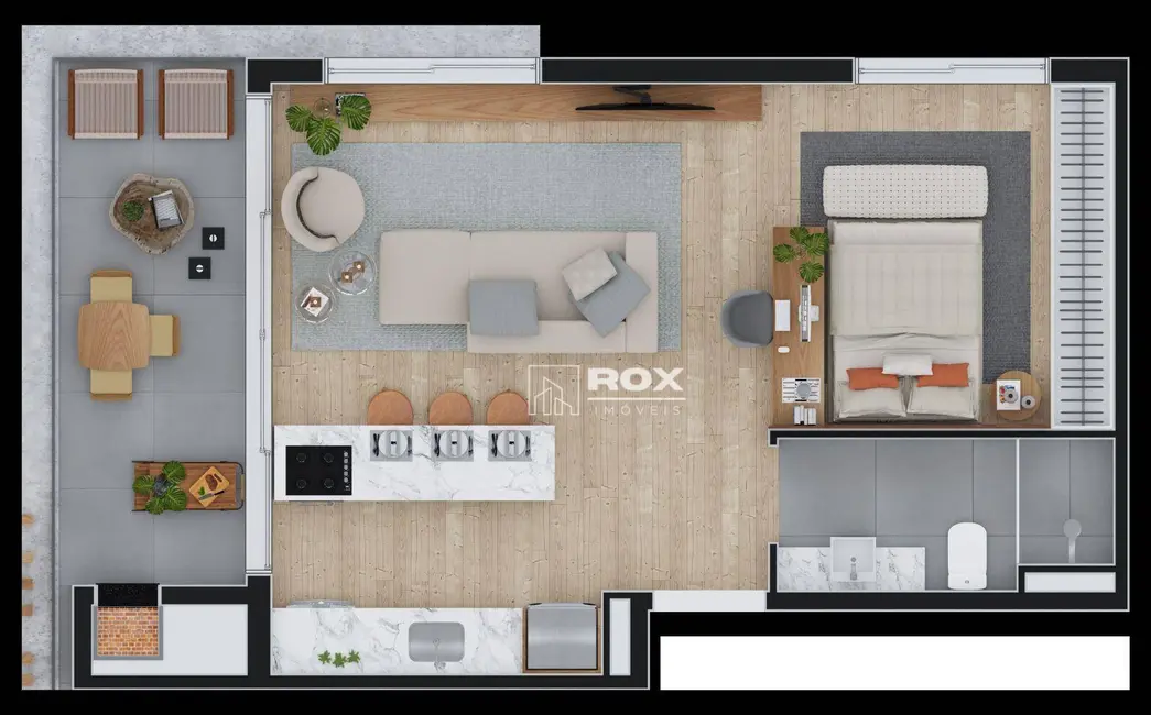 Foto 5 de Apartamento com 1 quarto à venda, 83m2 em Batel, Curitiba - PR