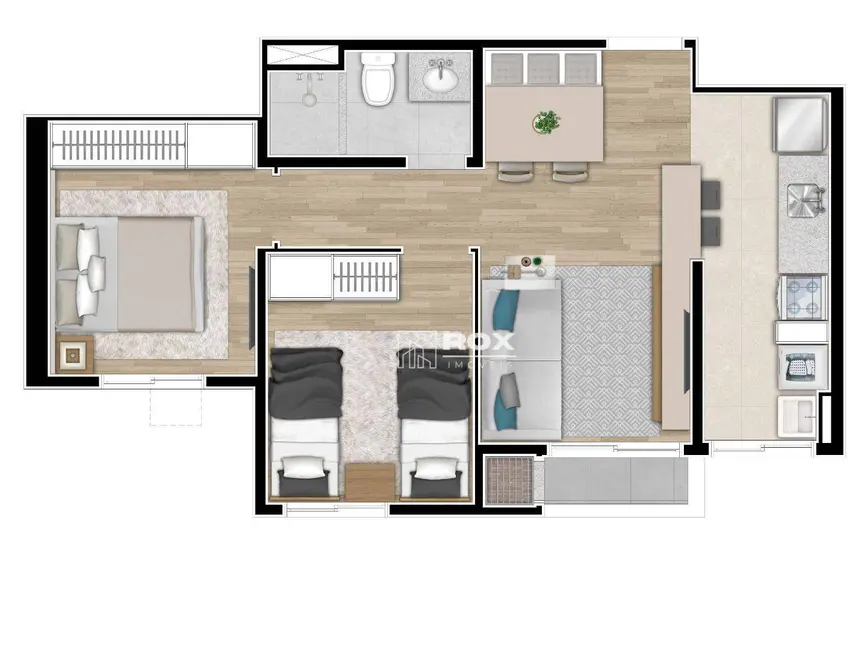 Apartamento com 2 quartos à venda, 83m2 em Curitiba - PR - imagem 3 Foto 3 de Apartamento com 2 quartos à venda, 83m2 em Curitiba - PR