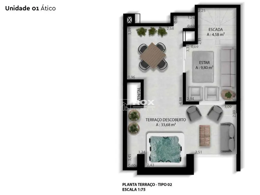 Sobrado com 3 quartos à venda, 159m2 em Portão, Curitiba - PR - imagem 7 Foto 7 de Sobrado com 3 quartos à venda, 159m2 em Portão, Curitiba - PR