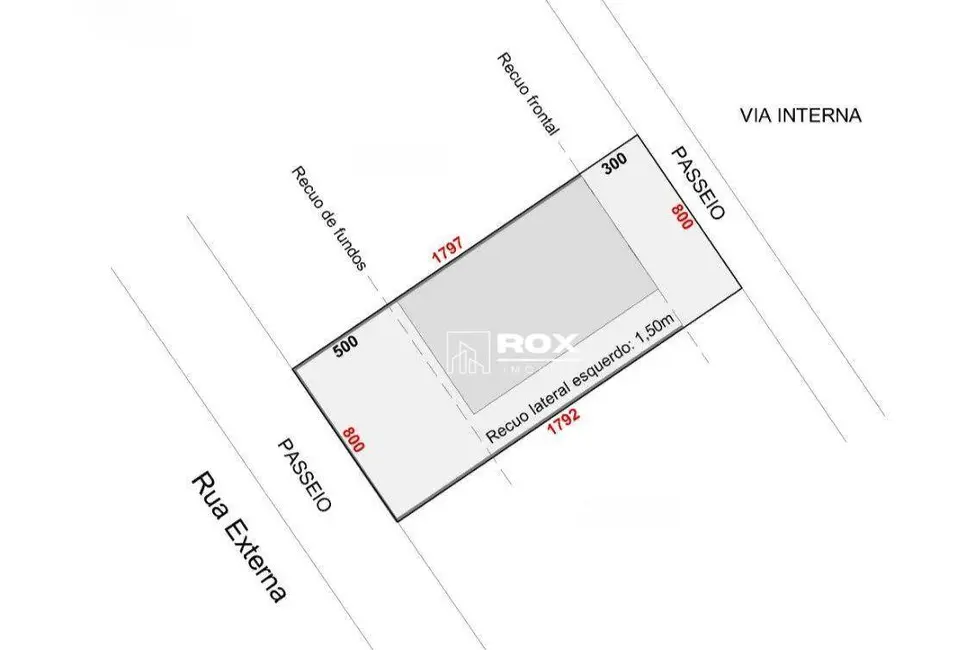 Foto 3 de Terreno / Lote à venda, 143m2 em Santa Cândida, Curitiba - PR