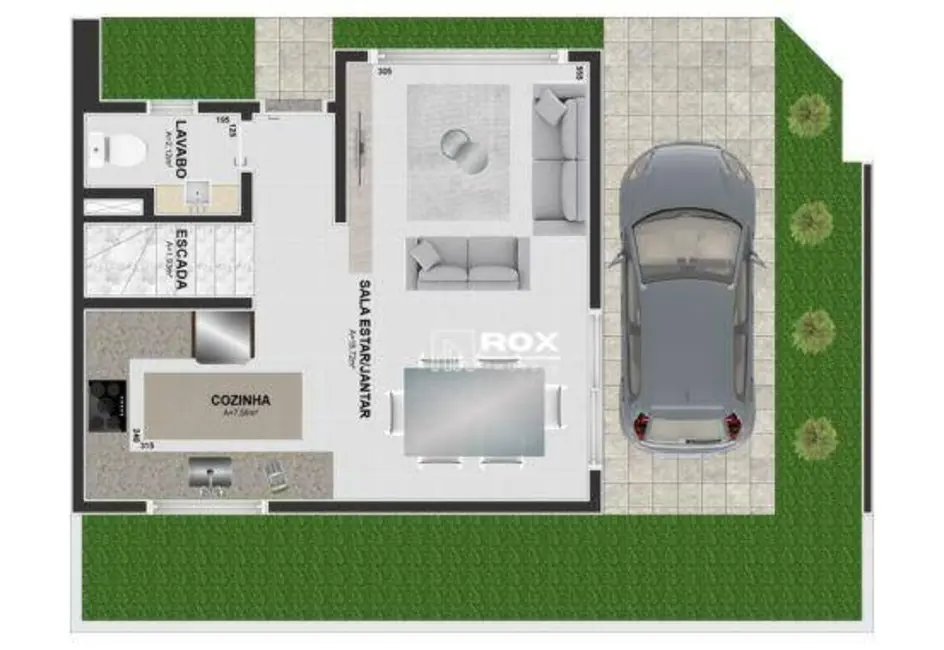 Sobrado com 3 quartos à venda, 124m2 em Uberaba, Curitiba - PR - imagem 8 Foto 8 de Sobrado com 3 quartos à venda, 124m2 em Uberaba, Curitiba - PR