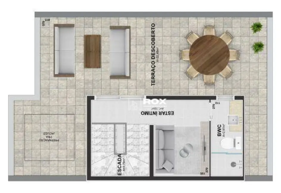 Sobrado com 3 quartos à venda, 114m2 em Uberaba, Curitiba - PR - imagem 9 Foto 9 de Sobrado com 3 quartos à venda, 114m2 em Uberaba, Curitiba - PR