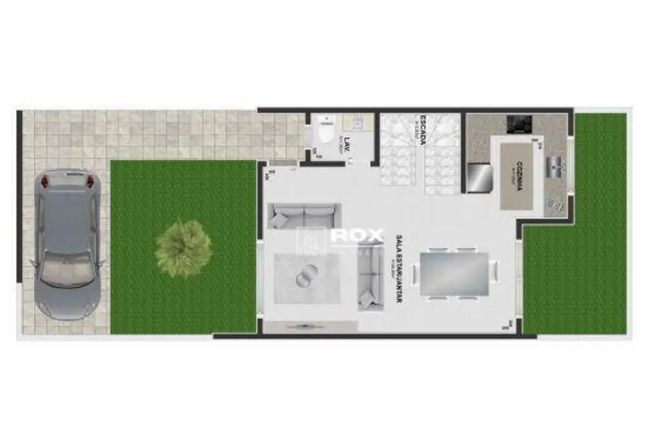 Sobrado com 3 quartos à venda, 114m2 em Uberaba, Curitiba - PR - imagem 7 Foto 7 de Sobrado com 3 quartos à venda, 114m2 em Uberaba, Curitiba - PR