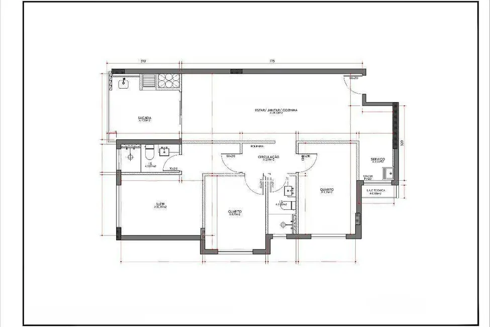 Apartamento com 3 quartos à venda, 138m2 em Boa Vista, Curitiba - PR - imagem 3 Foto 3 de Apartamento com 3 quartos à venda, 138m2 em Boa Vista, Curitiba - PR