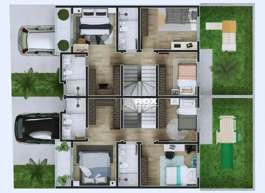 Sobrado com 3 quartos à venda, 83m2 em Umbará, Curitiba - PR - imagem 4 Foto 4 de Sobrado com 3 quartos à venda, 83m2 em Umbará, Curitiba - PR