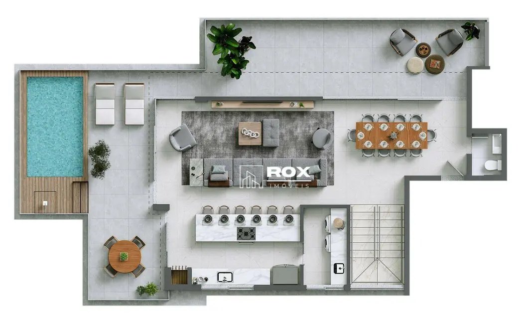 Cobertura com 3 quartos à venda, 391m2 em Bigorrilho, Curitiba - PR - imagem 3 Foto 3 de Cobertura com 3 quartos à venda, 391m2 em Bigorrilho, Curitiba - PR