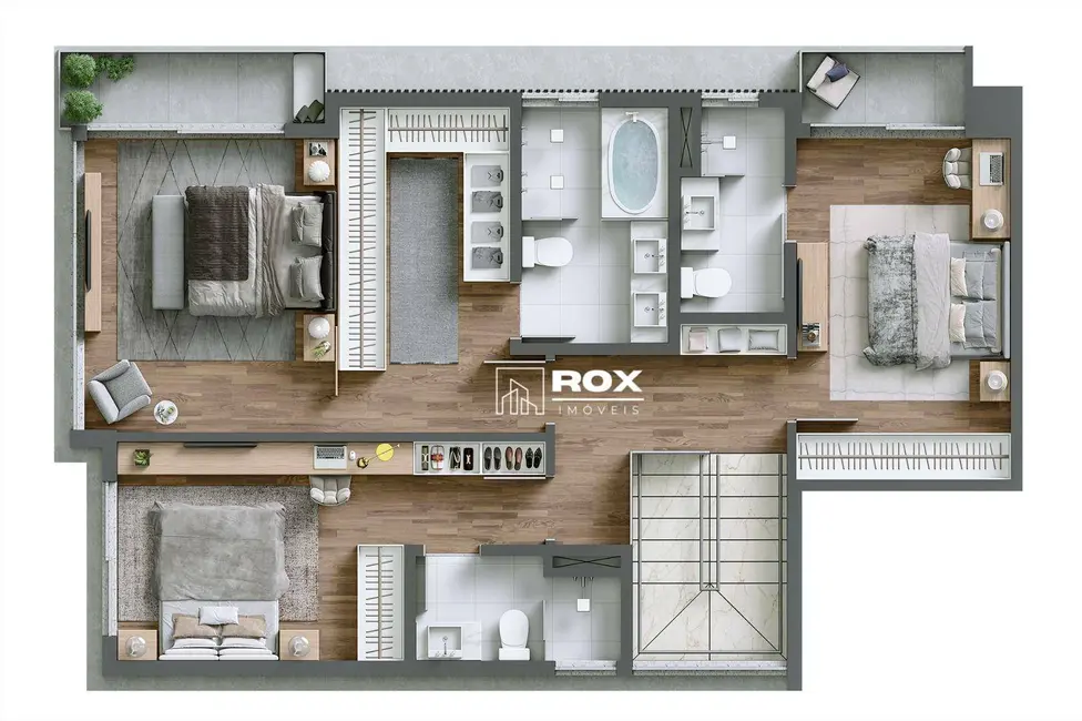 Cobertura com 3 quartos à venda, 391m2 em Bigorrilho, Curitiba - PR - imagem 2 Foto 2 de Cobertura com 3 quartos à venda, 391m2 em Bigorrilho, Curitiba - PR