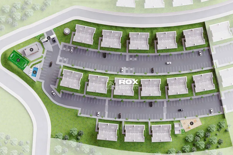 Foto 3 de Apartamento com 2 quartos à venda, 47m2 em Loteamento Itaboa, Campo Largo - PR