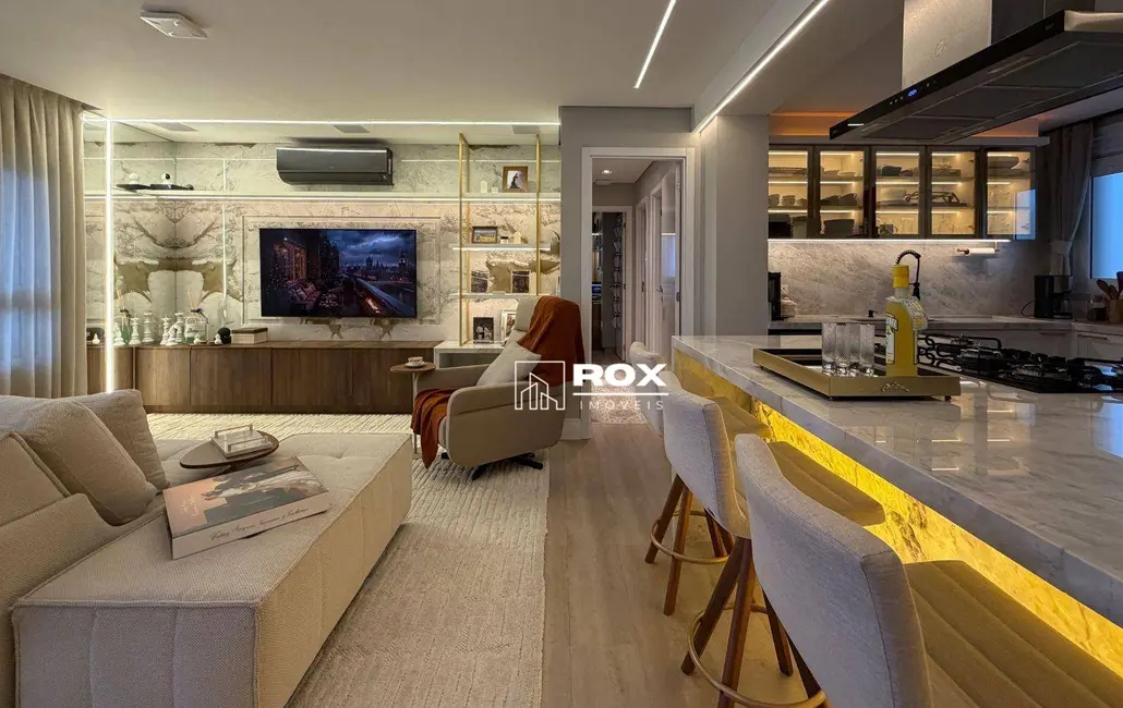 Foto 2 de Apartamento com 3 quartos para alugar, 123m2 em Vila Izabel, Curitiba - PR