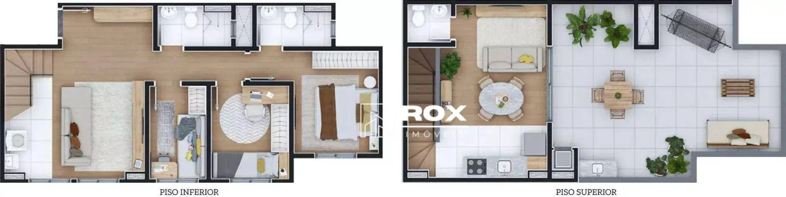 Foto 5 de Apartamento com 3 quartos à venda, 64m2 em Novo Mundo, Curitiba - PR