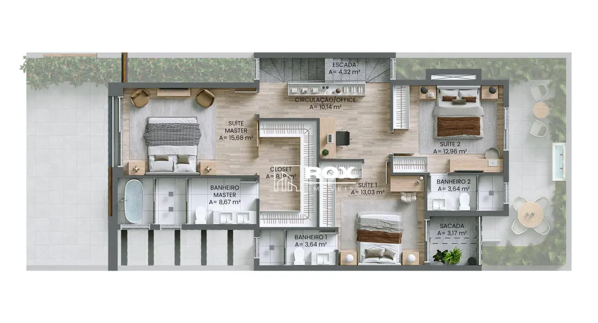 Foto 7 de Terreno / Lote à venda, 174m2 em Campo Comprido, Curitiba - PR