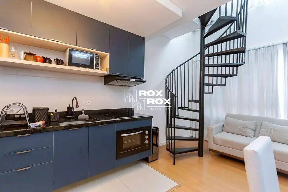 Foto 6 de Cobertura com 1 quarto para alugar, 65m2 em Água Verde, Curitiba - PR