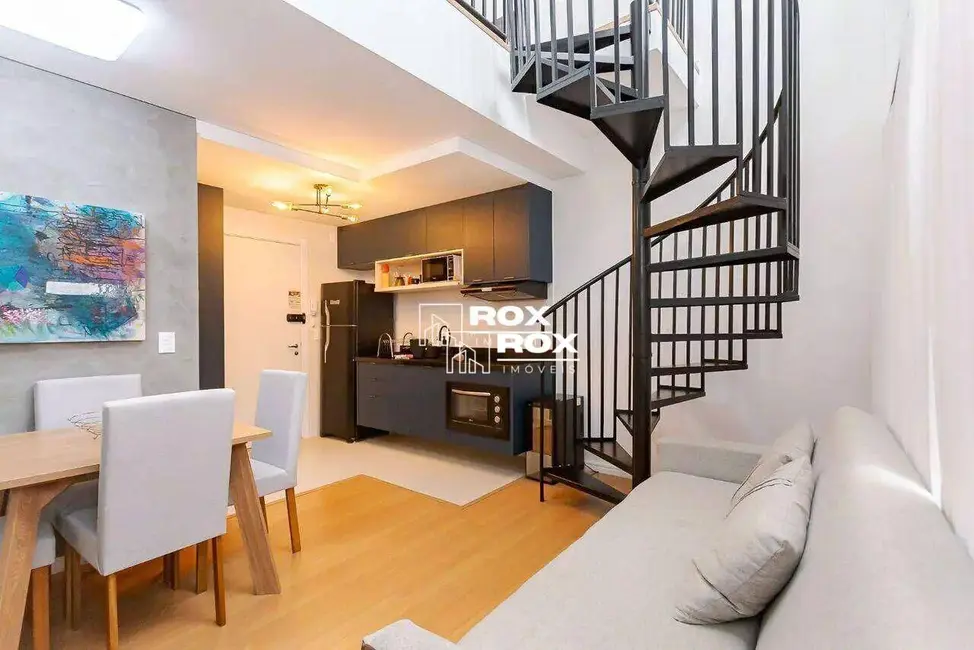 Foto 2 de Cobertura com 1 quarto para alugar, 65m2 em Água Verde, Curitiba - PR