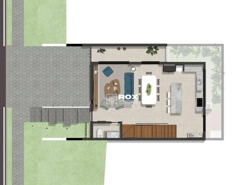 Foto 4 de Casa de Condomínio com 3 quartos à venda, 128m2 em Santa Cândida, Curitiba - PR