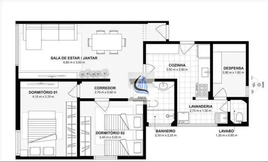 Foto 7 de Apartamento com 2 quartos à venda, 80m2 em Moema, São Paulo - SP