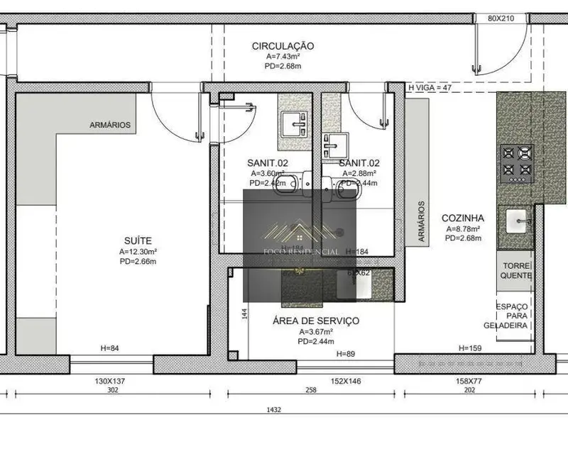 Foto 8 de Apartamento com 2 quartos para alugar, 79m2 em Vila Nova Conceição, São Paulo - SP
